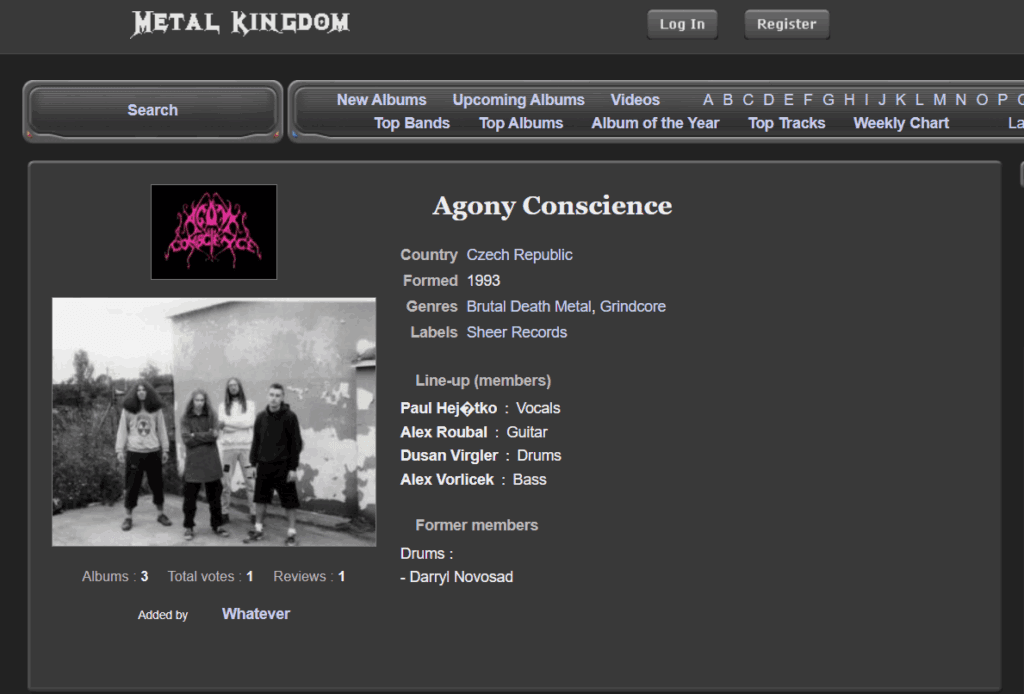 Agony Conscience material