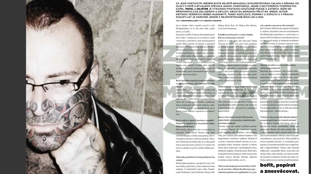 rozhovor Zaujimame postoje misto abychom stali Full Moon Zine2010